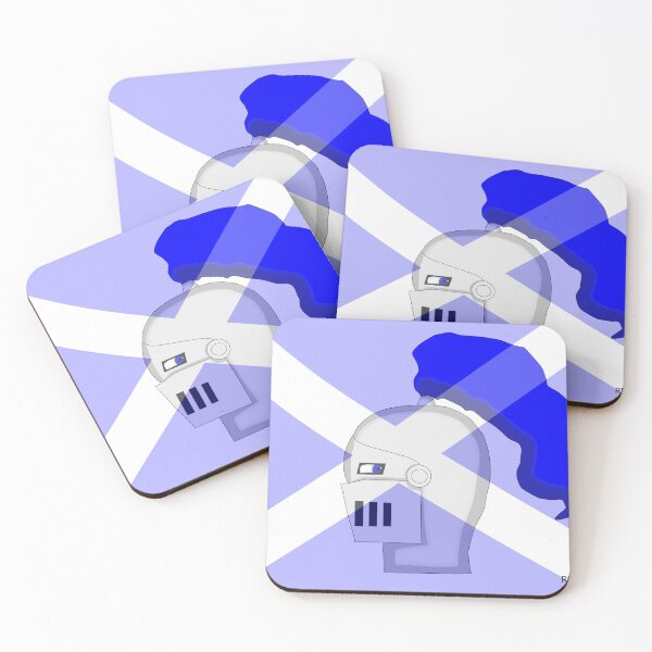 Item preview, Scottish Knight Side Profile - Transparent Scottish Flag Design designed and sold by RedEyeWolf.