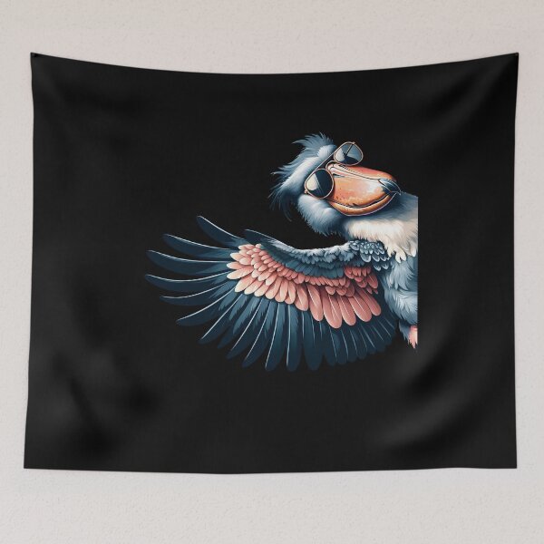 Item preview, Shoebill African Bird With Sunglasses Funny Say Hi Bird Lover Watcher Birding designed and sold by Kimberley King Art  King Art.
