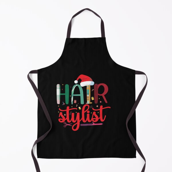 Item preview, Hair Style design with Santa's Hat Funny Christmas Hairstylist designed and sold by patroart.