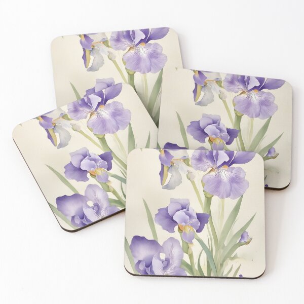 Item preview, Inspired By  Blue Irises Flowers by Ohara Koson  designed and sold by Tamas Das.