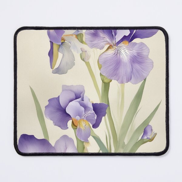 Item preview, Inspired By  Blue Irises Flowers by Ohara Koson  designed and sold by Tamas Das.