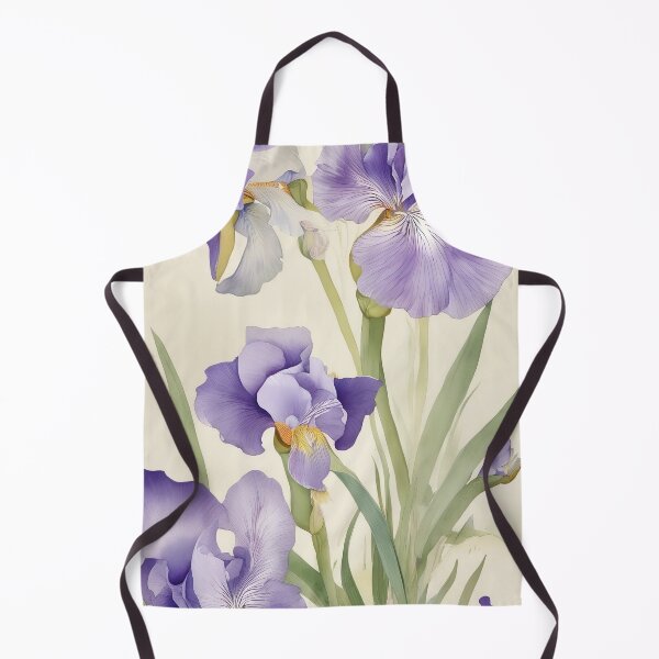 Item preview, Inspired By Blue Irises Flowers by Ohara Koson designed and sold by Tamas Das.