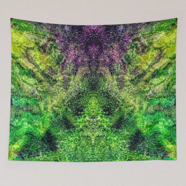 Item preview, Resumen fractal verde. Bosque abstracto fantasía. Energía de la naturaleza. designed and sold by fishwithout.