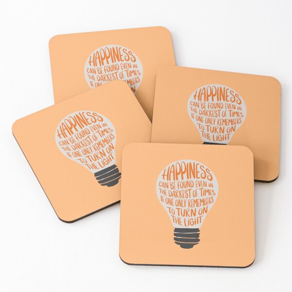 Item preview, Happiness can be found even in the darkest of times if one only remembers to turn on the light. designed and sold by 123ks.