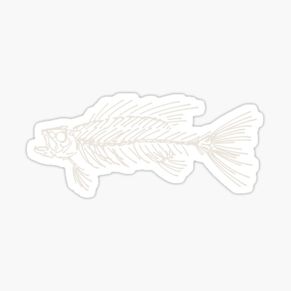 Fish Skeleton: Deep Sea Sticker