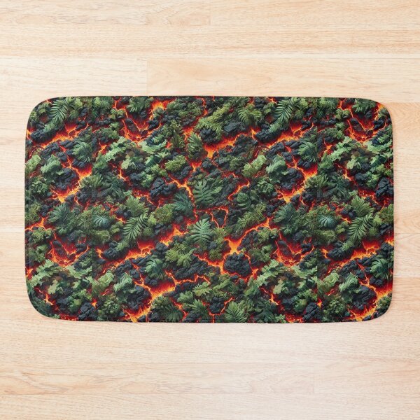 Item preview, Lava Jungle Camouflage: The Wild Heat of Nature designed and sold by Meta2Physical.