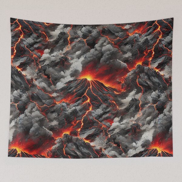 Item preview, Volcanic Storm Camouflage: The Fury of Fire & Thunder designed and sold by Meta2Physical.