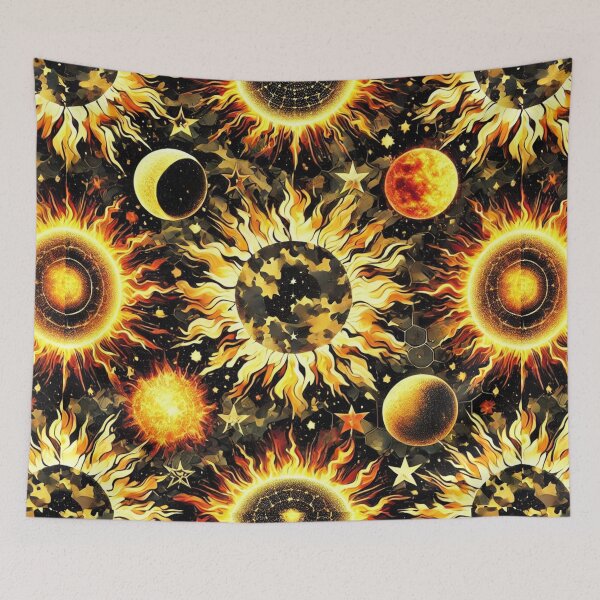 Item preview, Solar Camouflage: A Fusion of Fire & Celestial Energy designed and sold by Meta2Physical.