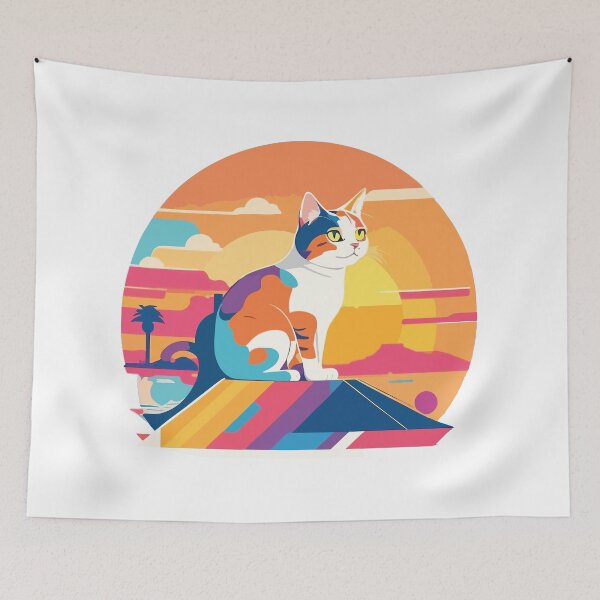 Item preview, Cats and the evening atmosphere designed and sold by Phuwadon1992.