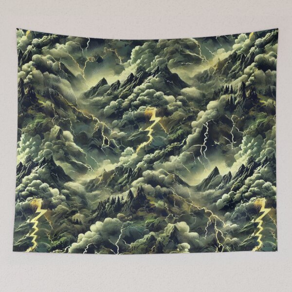 Item preview, Jungle Storm Camouflage: The Untamed Power of Nature designed and sold by Meta2Physical.