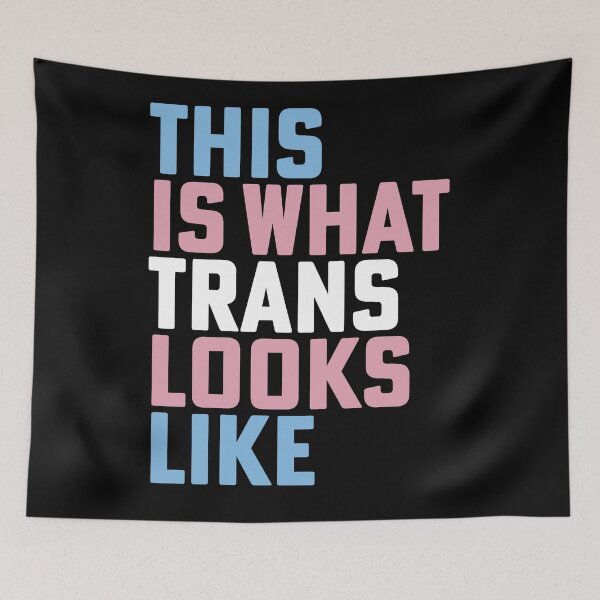 Item preview, This is what trans looks like Trans Right are Human Rights Transgender LGBTQ Pride designed and sold by House Sparrow.