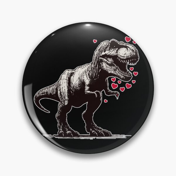 Item preview, Tyrannosaurus Dinosaur Happy Valentnines Day designed and sold by TomFrontierArt.