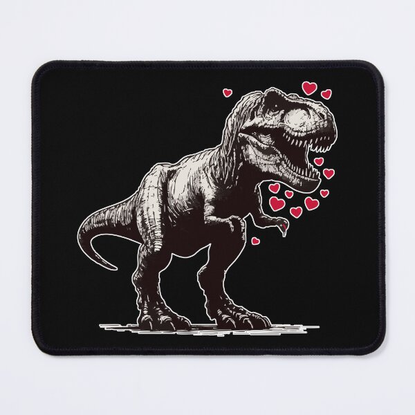 Item preview, Tyrannosaurus Dinosaur Happy Valentnines Day designed and sold by TomFrontierArt.