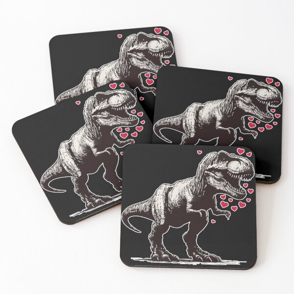 Item preview, Tyrannosaurus Dinosaur Happy Valentnines Day designed and sold by TomFrontierArt.