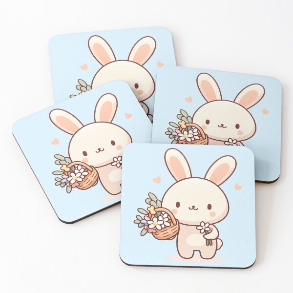 Item preview, Adorable Rabbit with Flowers designed and sold by LV-creator.