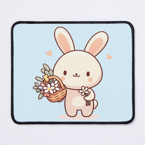 Item preview, Adorable Rabbit with Flowers designed and sold by LV-creator.
