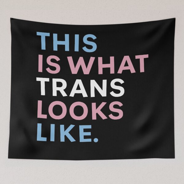 Item preview, This is what trans looks like Trans Right are Human Rights Transgender LGBTQ Pride designed and sold by House Sparrow.