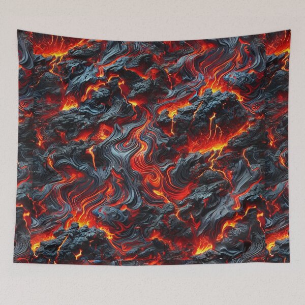 Item preview, Lava Camouflage Blend: The Ultimate Fusion of Fire & Tactical Stealth designed and sold by Meta2Physical.