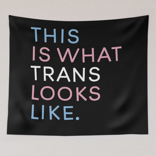 Item preview, This is what trans looks like Trans Right are Human Rights Transgender LGBTQ Pride designed and sold by House Sparrow.