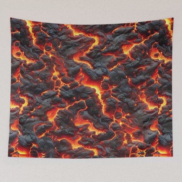 Item preview, Molten Lava Camo: A Fusion of Fire & Tactical Design designed and sold by Meta2Physical.