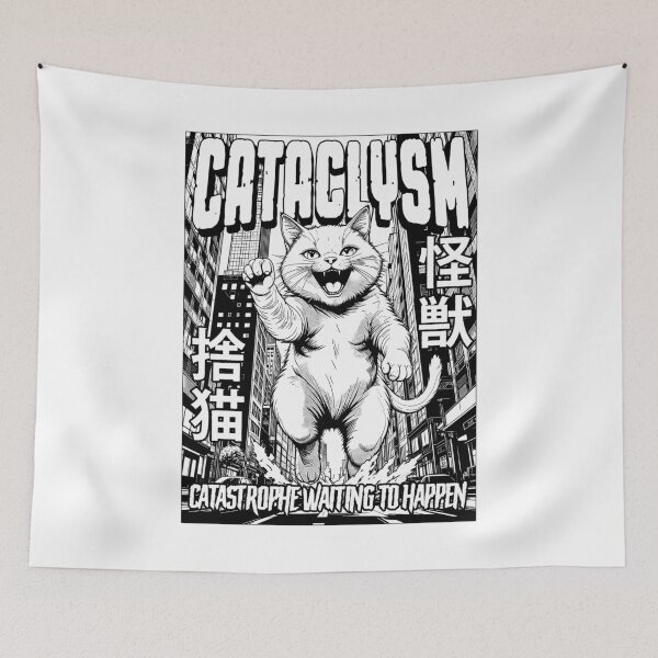 Item preview, Cat Movie Funny Cataclysm Feline Catastrophe Monster Cats designed and sold by GrandeDuc.