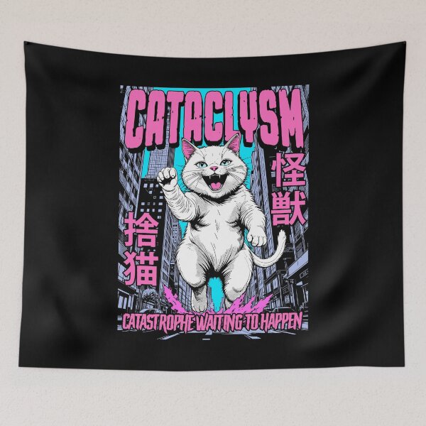 Item preview, Cat Movie Funny Cataclysm Feline Catastrophe Monster Cats designed and sold by GrandeDuc.