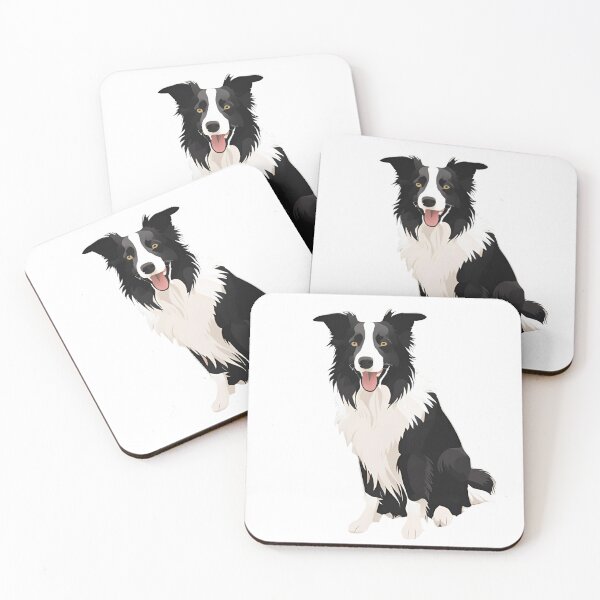 Item preview, Border Collie dog illustration drawing designed and sold by Renartdesign.