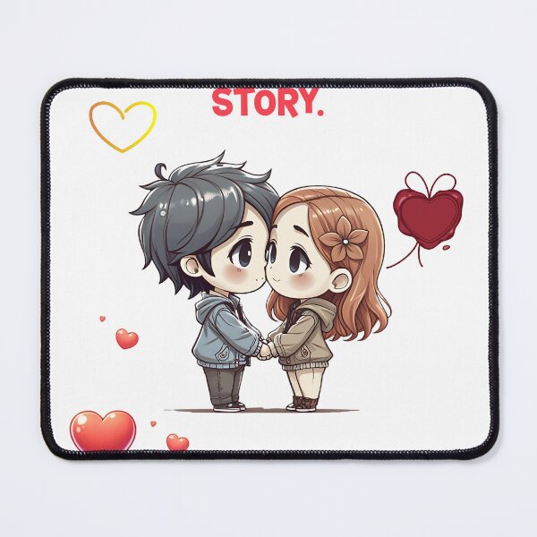 Item preview, Cute Couple Love Story T- shirt designed and sold by RadiantRemix.