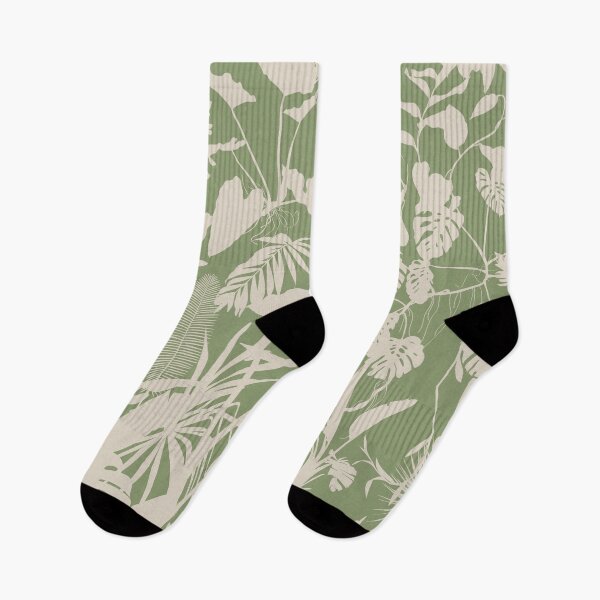 Item preview, Seamless delicate pattern with  tropical line silhouette flowers and leaves. Bright tropical rainforest illustration. designed and sold by MatyKotiv.