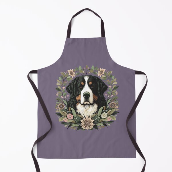 Item preview, Bernese Mountain Dog Botanical Nature Art Illustration3 designed and sold by BirdsnStuff.