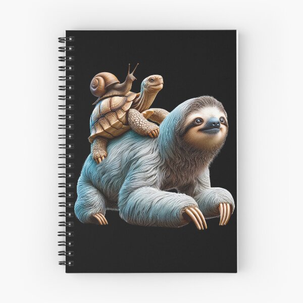 Item preview, Snail Turtle Sloth Running Funny designed and sold by Kimberley King Art  King Art.