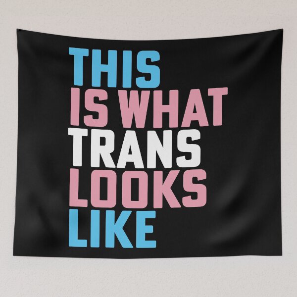Item preview, This is what trans looks like Trans Right are Human Rights Transgender LGBTQ Pride designed and sold by House Sparrow.
