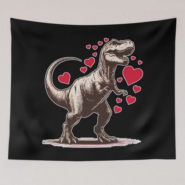 Item preview, Tyrannosaurus Funny Dinosaur Happy Valentnines Day designed and sold by TomFrontierArt.