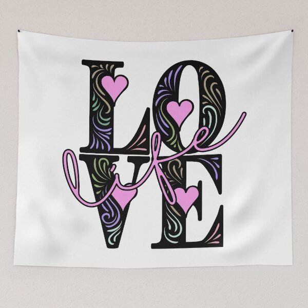 Item preview, Love Life Decorative Typography designed and sold by MerryMakewell.