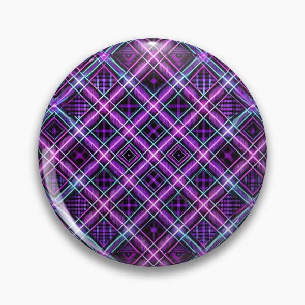 Item preview, Ultraviolet Plaid: A Cosmic Fusion of Plaid & Light designed and sold by Meta2Physical.