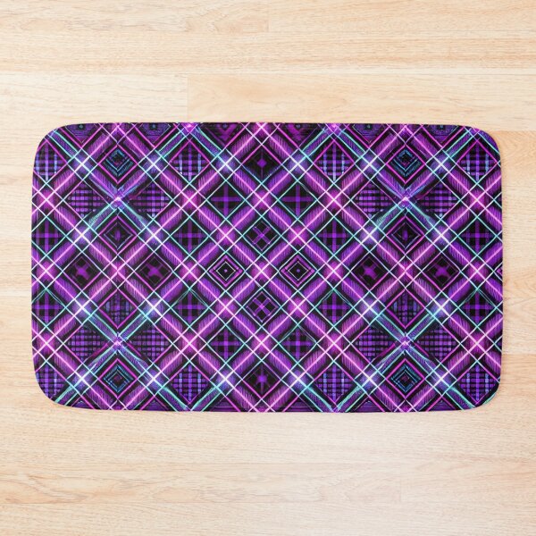 Item preview, Ultraviolet Plaid: A Cosmic Fusion of Plaid & Light designed and sold by Meta2Physical.