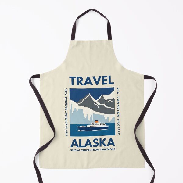 Item preview, A Vintage Travel Illustration of Alaska - US designed and sold by GoodOldVintage.