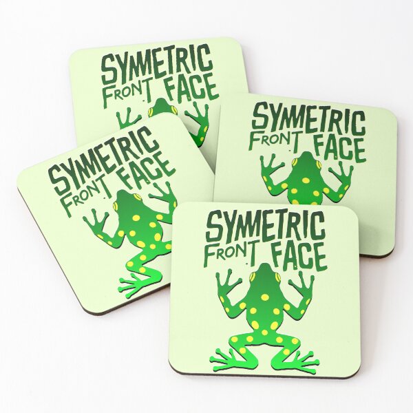 Item preview, Vibrant Symmetrical Frog Cartoon Art – Funny Green Amphibian designed and sold by VikArtStudio.