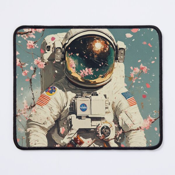 Item preview, Cherry Blossom With Astronaut designed and sold by GrinGalore.