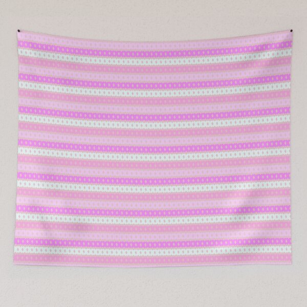 Item preview, Pink Kisses Candy Stripes designed and sold by MerryMakewell.