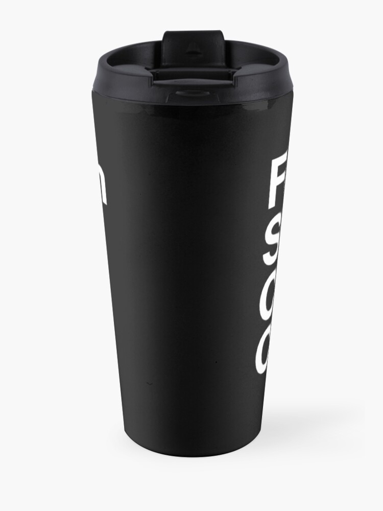 Alternate view of Feminism, Satanism, Coffee & Cats Travel Mug