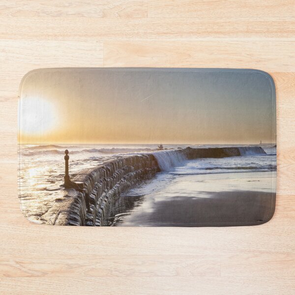 Item preview, Sunrise Over Coastal Breakwater at Cullercoats  designed and sold by David Patterson.