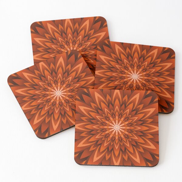 Item preview, Radiating Orange Flower designed and sold by BlackthornDsign.