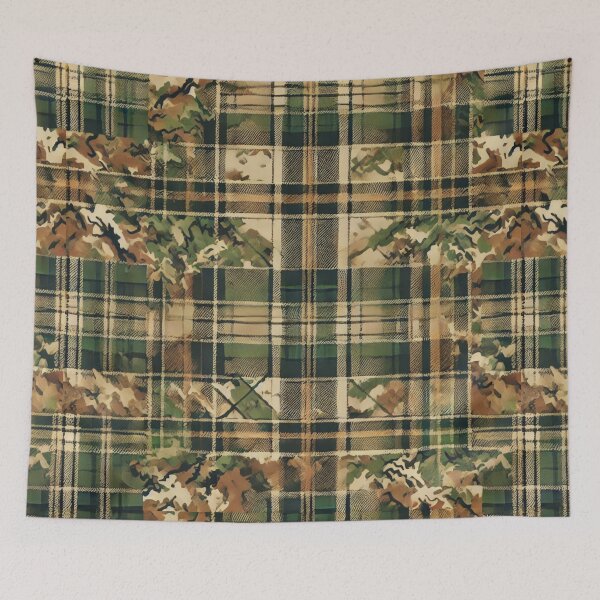 Item preview, Woodland Tactical Plaid: A Rugged Camouflage Classic designed and sold by Meta2Physical.