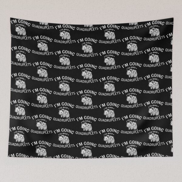 Item preview, I'm Going To Have Quadruplets Funny Opossums Design designed and sold by Maggie Mustard.