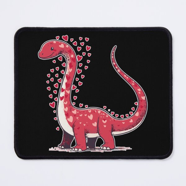 Item preview, Brontosaurus Dinosaur Valentnines Day designed and sold by TomFrontierArt.
