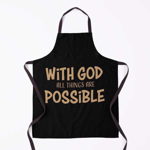 Item preview, With God All Things Are Possible - Bible Verse designed and sold by CrossCrafted.
