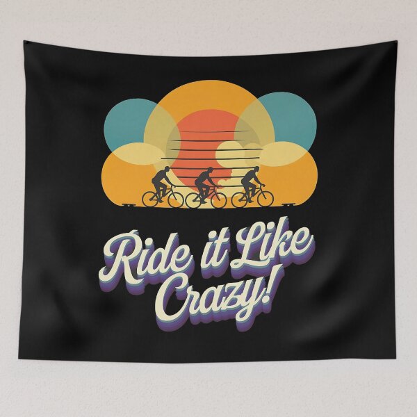 Item preview, Ride it like crazy - cycle touring - Beach biking - Biking summer - Dirt biking designed and sold by JansenGS.