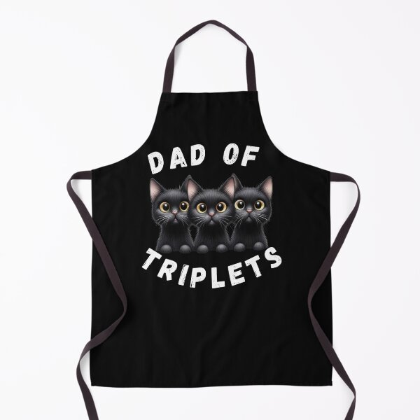 Item preview, Dad Of Triplets Funny Cats Design designed and sold by Maggie Mustard.