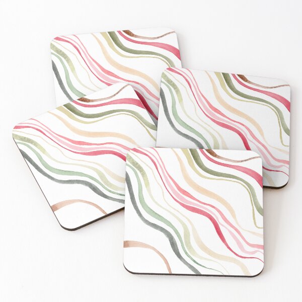 Item preview, Color Flow – Soft Lines in Natural Colors designed and sold by Laura Hartleif.